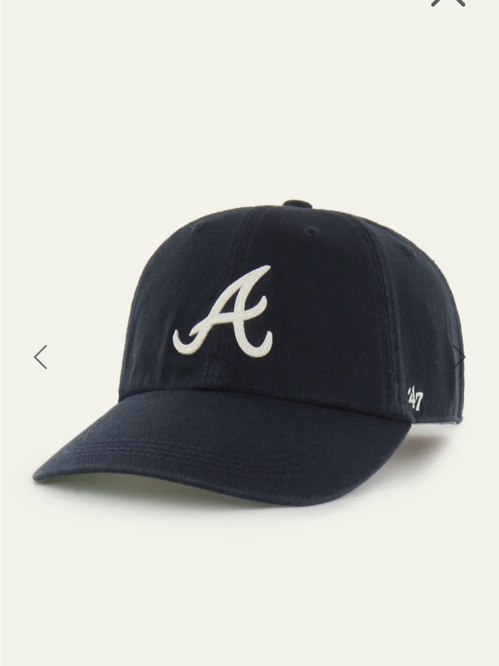 '47 Brand Navy and Black Cap with Embroidered Patch